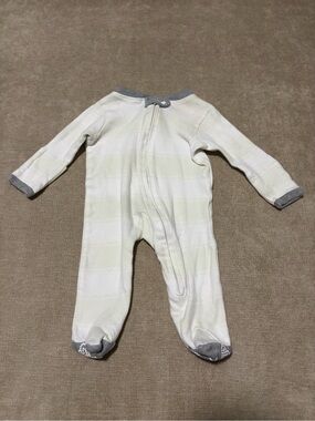 Burt's Bees Baby Striped Footed One-Piece
